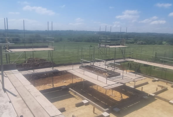 Timberframe & New Build Scaffolding by GW Scaffolding